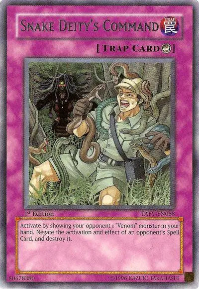 Snake Deity's Command [TAEV-EN068] Rare - Doe's Cards