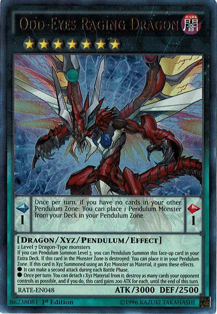 Odd-Eyes Raging Dragon [RATE-EN048] Ultra Rare - Doe's Cards