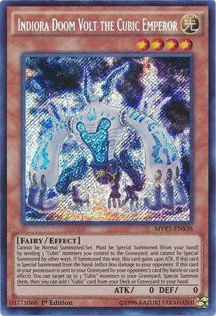 Indiora Doom Volt the Cubic Emperor [MVP1-ENS38] Secret Rare - Doe's Cards