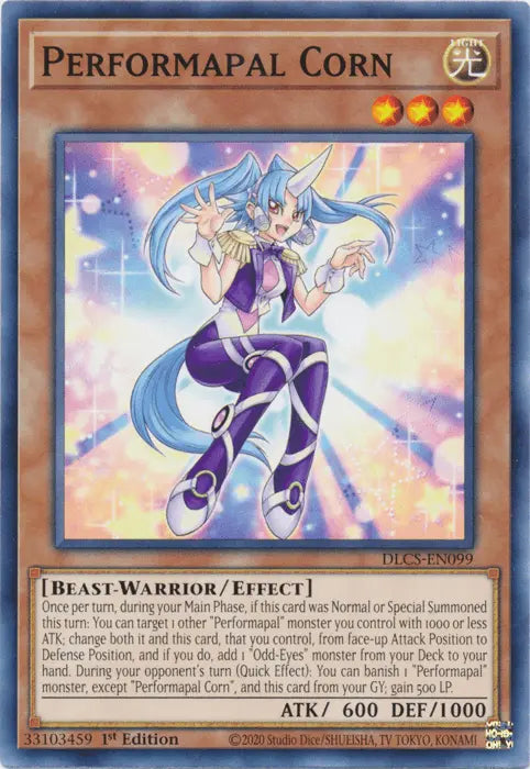 Performapal Corn [DLCS-EN099] Common - Doe's Cards