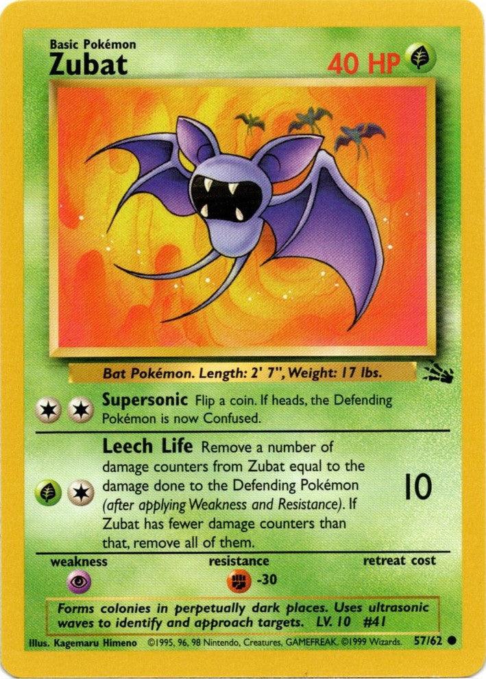 Zubat (57/62) [Fossil Unlimited] - Doe's Cards