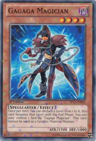 Gagaga Magician [SP13-EN002] Starfoil Rare - Doe's Cards