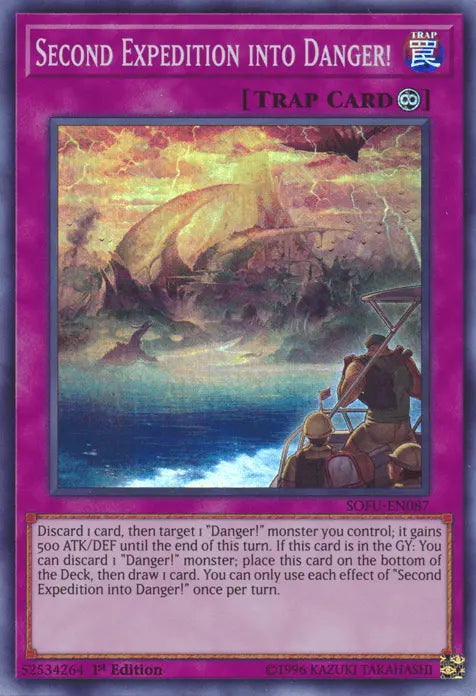 Second Expedition into Danger! [SOFU-EN087] Super Rare - Doe's Cards
