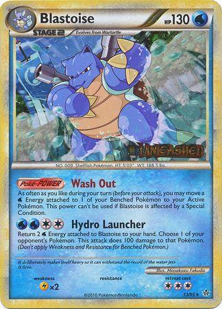 Blastoise (13/95) (Prerelease Promo) [HeartGold & SoulSilver: Black Star Promos] - Doe's Cards