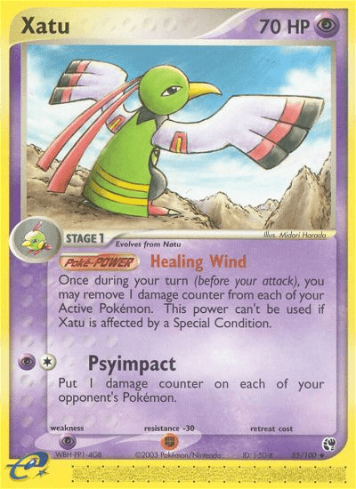 Xatu (55/100) [EX: Sandstorm] - Doe's Cards