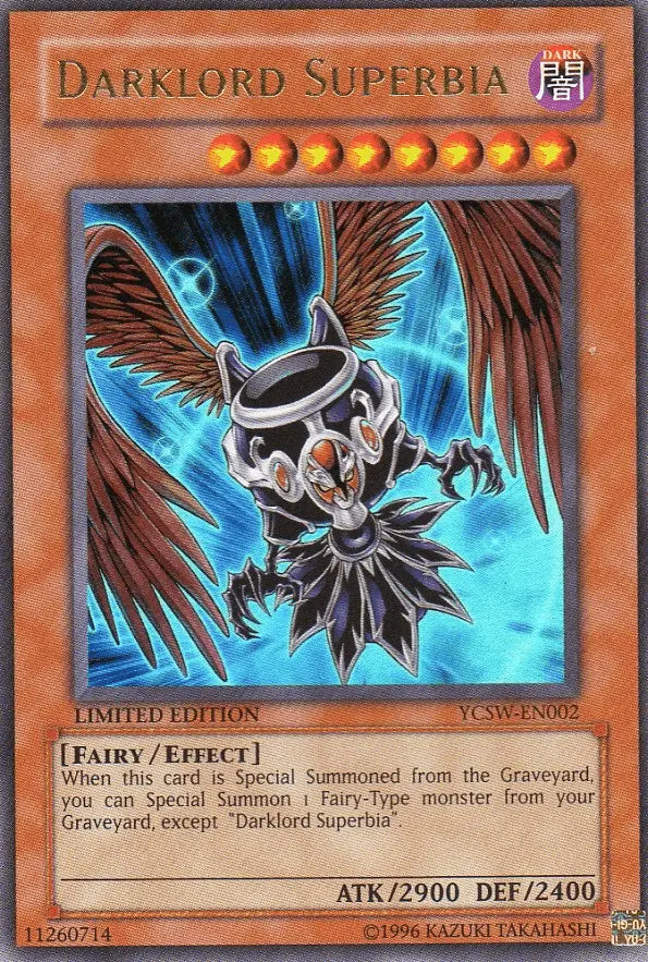 Darklord Superbia [YCSW-EN002] Ultra Rare - Doe's Cards