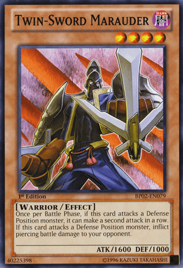 Twin-Sword Marauder [BP02-EN079] Mosaic Rare - Doe's Cards