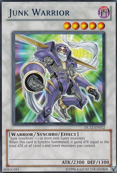Junk Warrior (Blue) [DL12-EN012] Rare - Doe's Cards