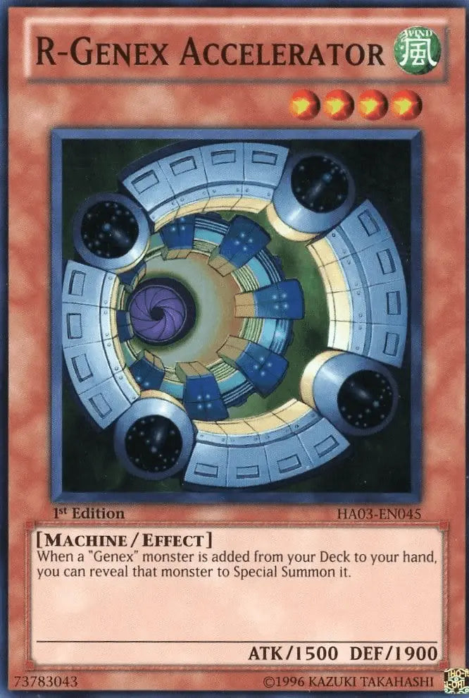 R-Genex Accelerator [HA03-EN045] Super Rare - Doe's Cards