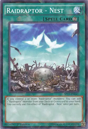 Raidraptor - Nest [SP15-EN045] Shatterfoil Rare - Doe's Cards