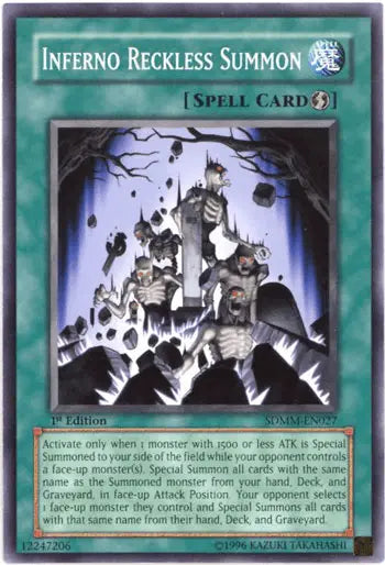 Inferno Reckless Summon [SDMM-EN027] Common - Doe's Cards
