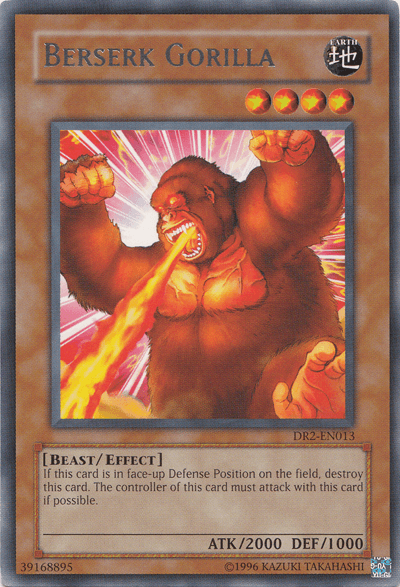 Berserk Gorilla [DR2-EN013] Rare - Doe's Cards