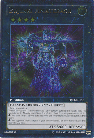 Bujinki Amaterasu [PRIO-EN052] Ultimate Rare - Doe's Cards