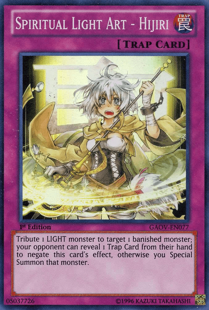 Spiritual Light Art - Hijiri [GAOV-EN077] Super Rare - Doe's Cards