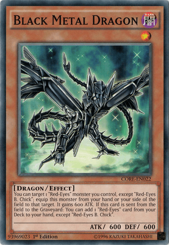 Black Metal Dragon [CORE-EN022] Common - Doe's Cards