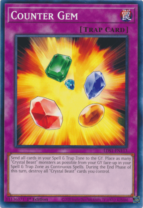 Counter Gem [LDS1-EN113] Common - Doe's Cards