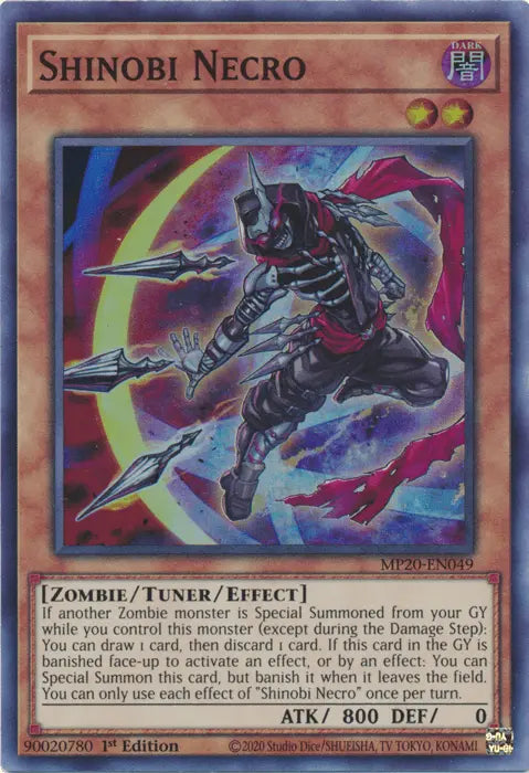 Shinobi Necro [MP20-EN049] Super Rare - Doe's Cards