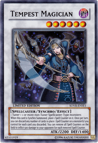 Tempest Magician [SOVR-ENSE1] Super Rare - Doe's Cards