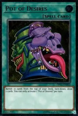 Pot of Desires [OP11-EN003] Ultimate Rare - Doe's Cards