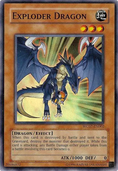 Exploder Dragon [WC07-EN002] Super Rare - Doe's Cards