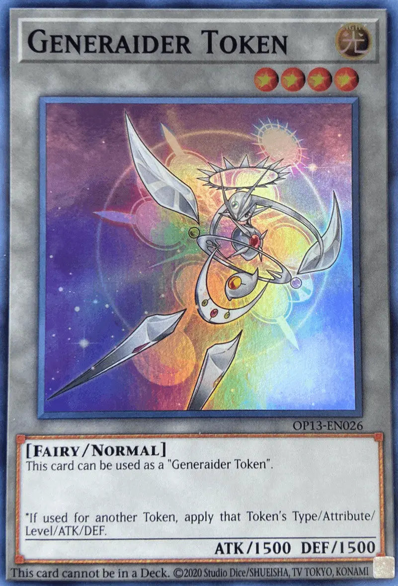 Generaider Token [OP13-EN026] Super Rare - Doe's Cards