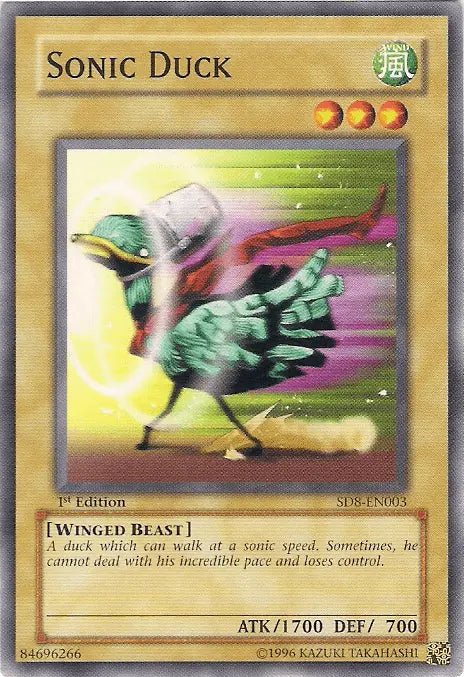 Sonic Duck [SD8-EN003] Common - Doe's Cards
