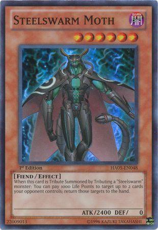 Steelswarm Moth [HA05-EN048] Super Rare - Doe's Cards