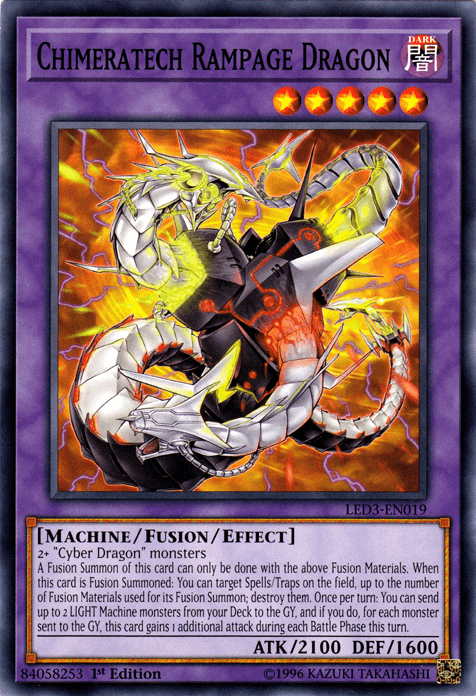 Chimeratech Rampage Dragon [LED3-EN019] Common - Doe's Cards