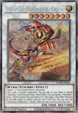 Swordsoul Grandmaster - Chixiao [BODE-EN041] Starlight Rare - Doe's Cards