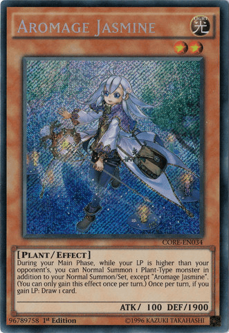 Aromage Jasmine [CORE-EN034] Secret Rare - Doe's Cards