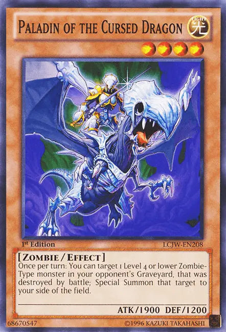 Paladin of the Cursed Dragon [LCJW-EN208] Common - Doe's Cards