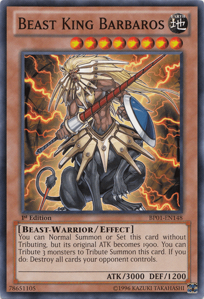 Beast King Barbaros [BP01-EN148] Common - Doe's Cards