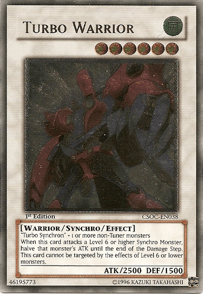 Turbo Warrior (UTR) [CSOC-EN038] Ultimate Rare - Doe's Cards