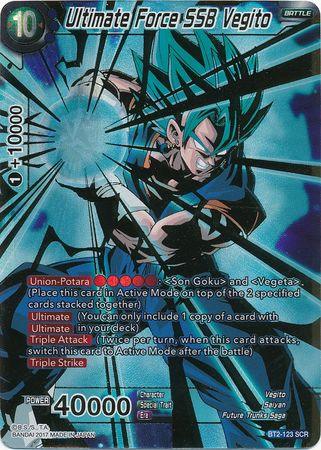 Ultimate Force SSB Vegito (BT2-123) [Union Force] - Doe's Cards