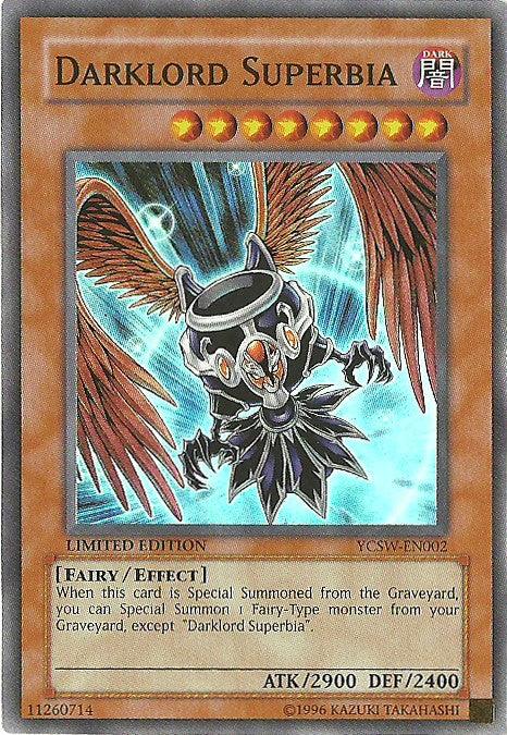Darklord Superbia [YCSW-EN002] Super Rare - Doe's Cards