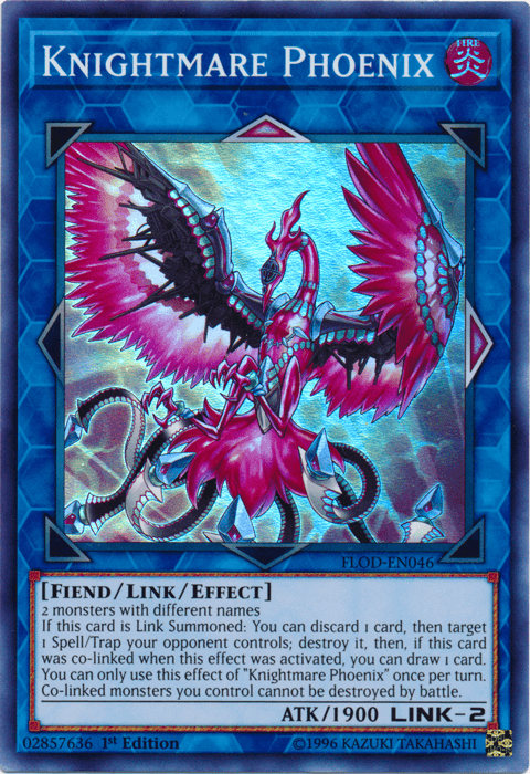 Knightmare Phoenix [FLOD-EN046] Super Rare - Doe's Cards