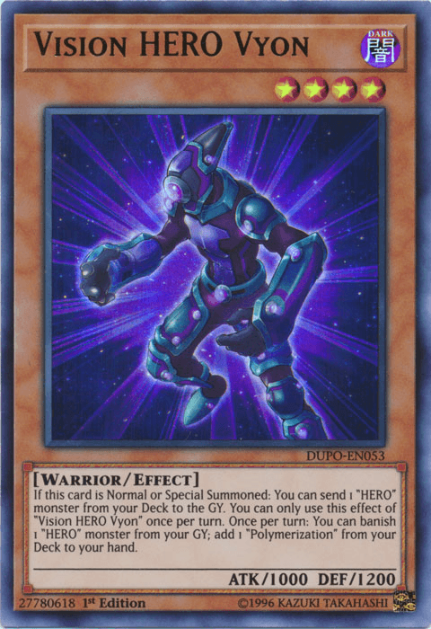 Vision Hero Vyon [DUPO-EN053] Ultra Rare - Doe's Cards