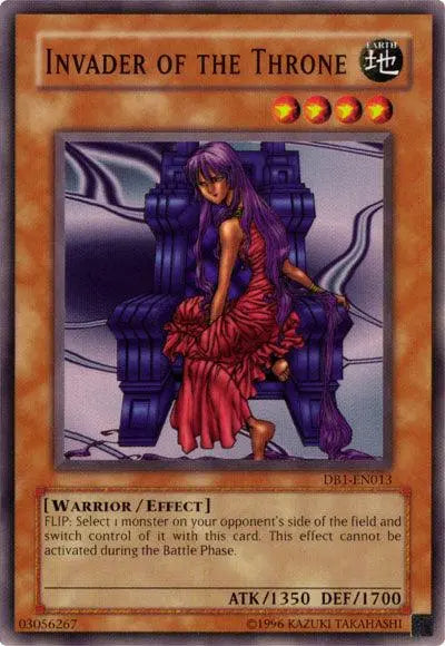 Invader of the Throne [DB1-EN013] Common - Doe's Cards