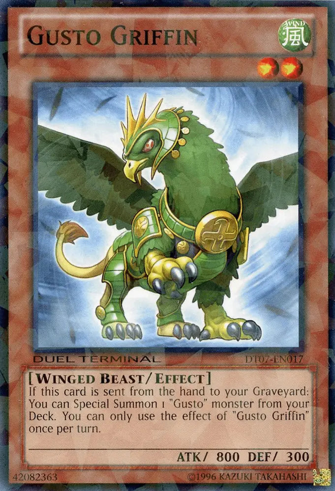 Gusto Griffin [DT07-EN017] Common - Doe's Cards