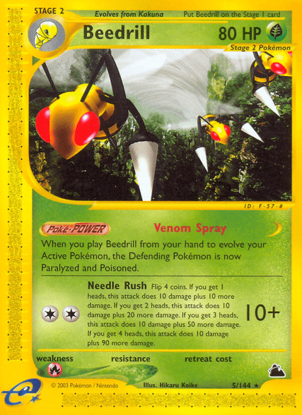 Beedrill (5/144) [Skyridge] - Doe's Cards