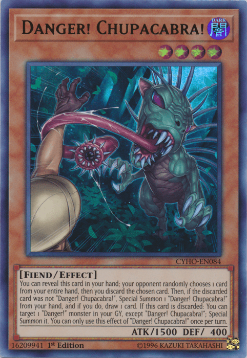 Danger! Chupacabra! [CYHO-EN084] Ultra Rare - Doe's Cards