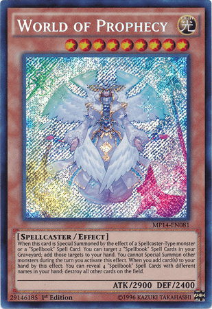 World of Prophecy [MP14-EN081] Secret Rare - Doe's Cards