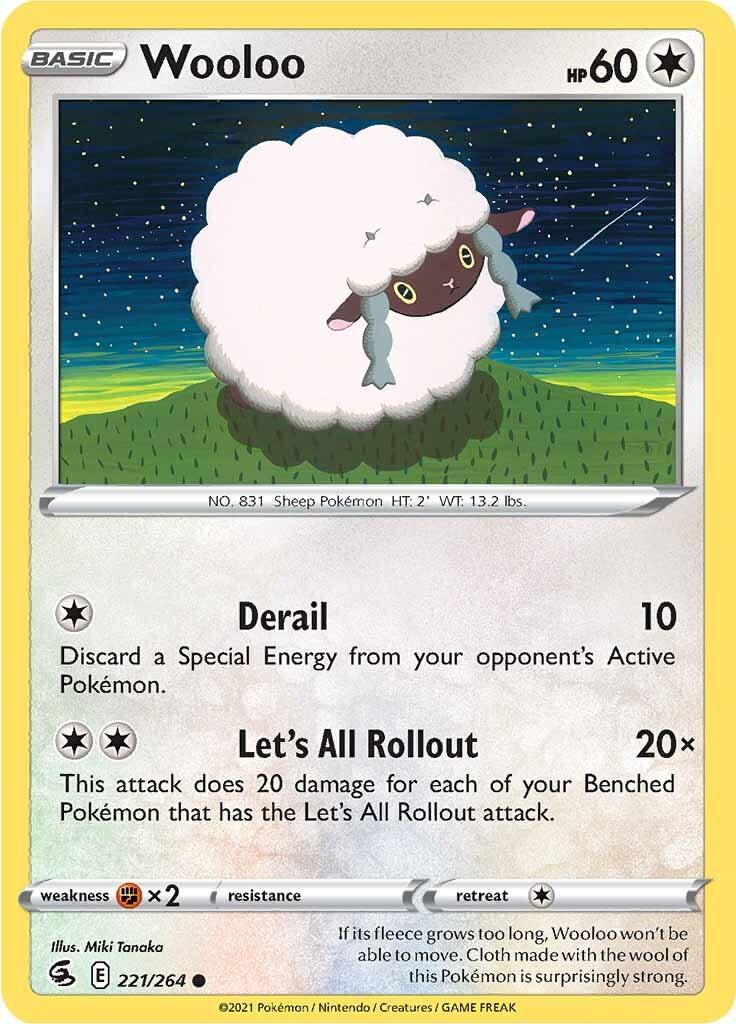 Wooloo (221/264) [Sword & Shield: Fusion Strike] - Doe's Cards