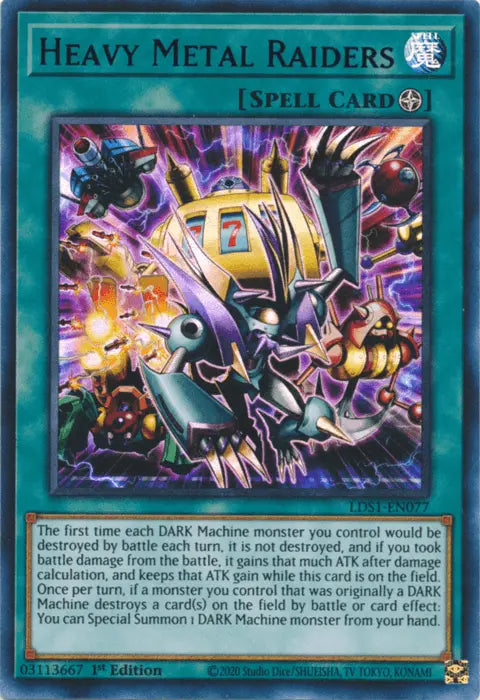 Heavy Metal Raiders (Purple) [LDS1-EN077] Ultra Rare - Doe's Cards