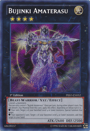 Bujinki Amaterasu [PRIO-EN052] Secret Rare - Doe's Cards