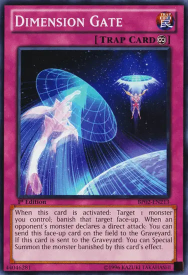Dimension Gate [BP02-EN213] Mosaic Rare - Doe's Cards