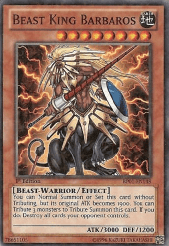 Beast King Barbaros [BP01-EN148] Starfoil Rare - Doe's Cards