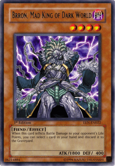 Brron, Mad King of Dark World [EEN-EN022] Rare - Doe's Cards