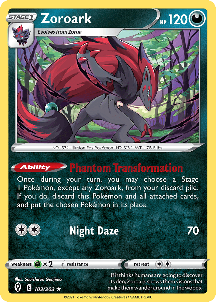 Zoroark (103/203) [Sword & Shield: Evolving Skies] - Doe's Cards