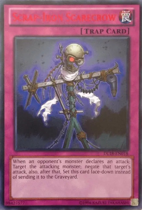 Scrap-Iron Scarecrow (Red) [DL18-EN018] Rare - Doe's Cards